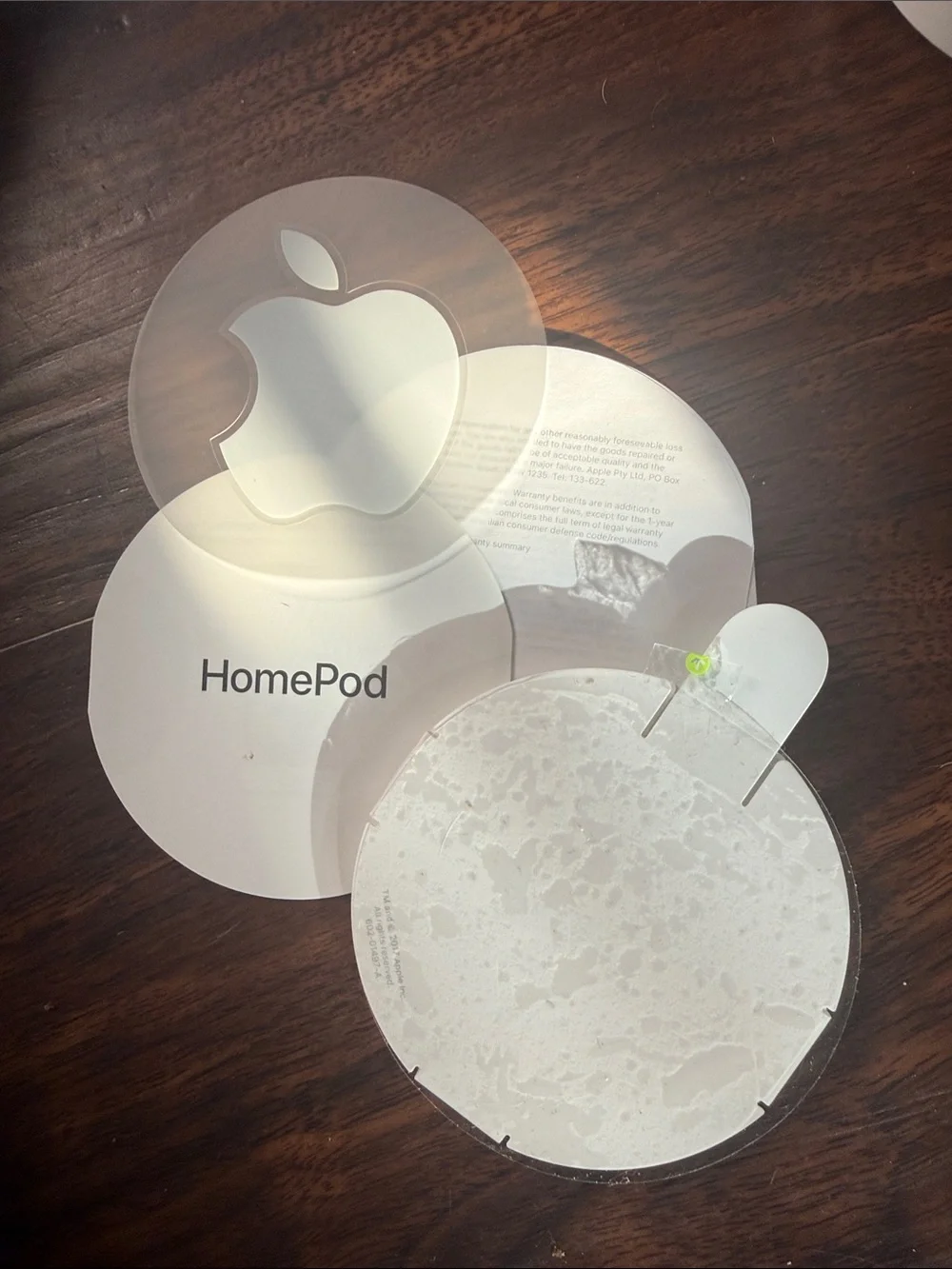 Apple HomePod White Accessories and Original Box
